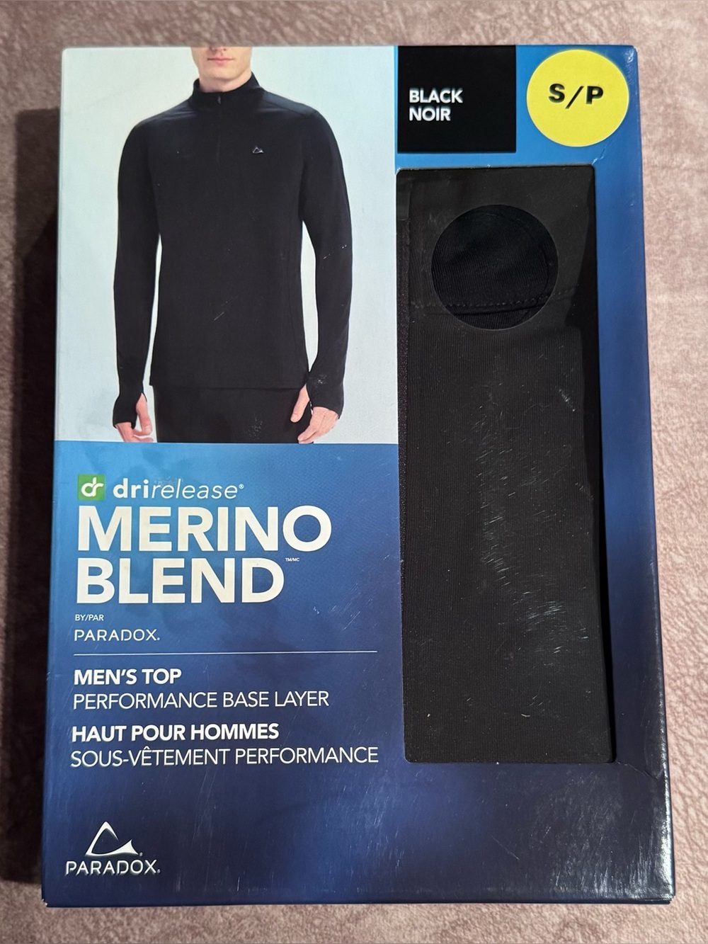 Paradox Men's Long-Sleeve Performance Top - Black